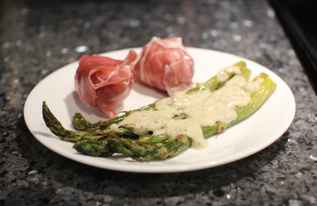 Asparagus Eggs Prosciutto Tonnato