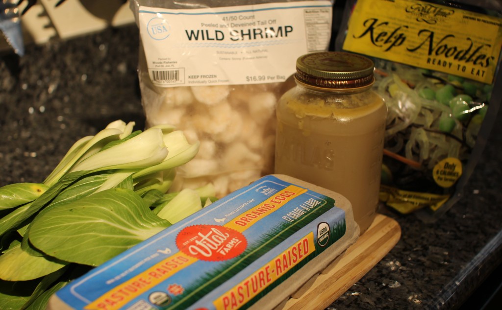 Shrimp Ramen Ingredients