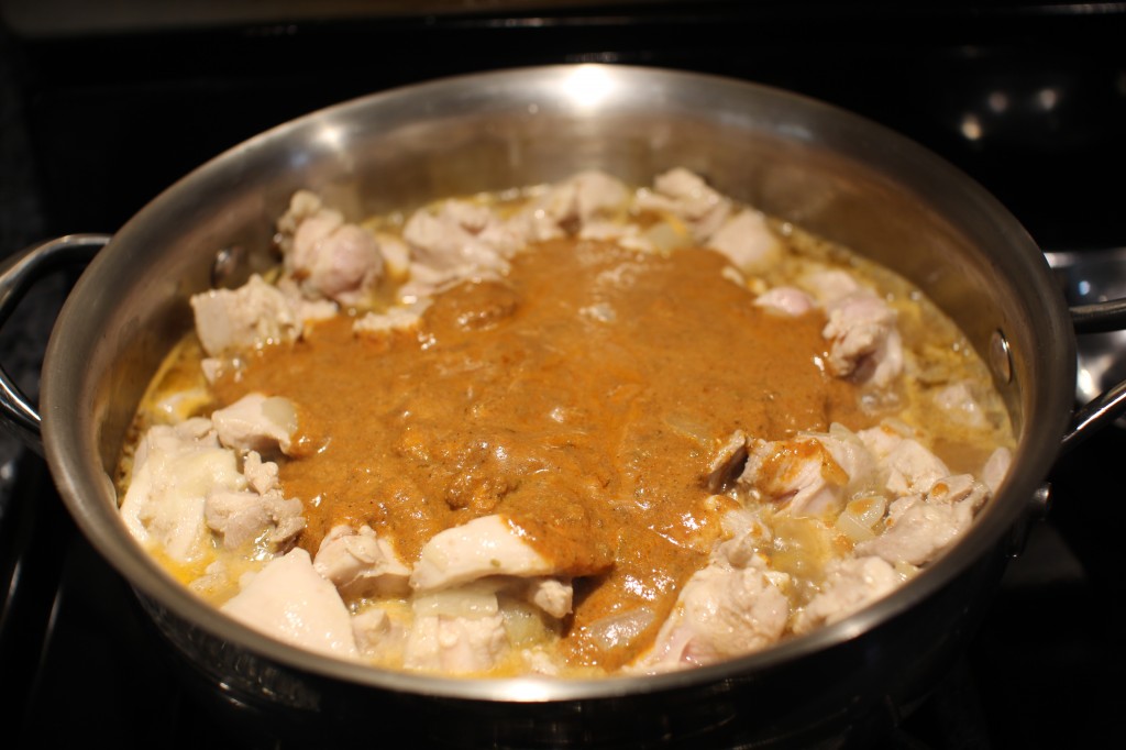 Tikka Masala Sauce Poured