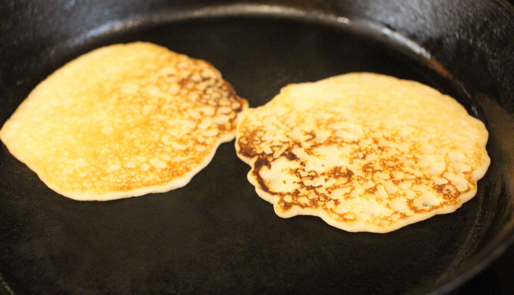 Flipped Naan Bread