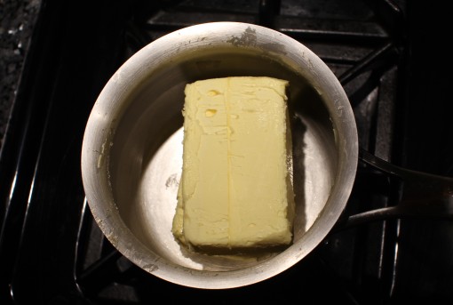 Butter in the pan