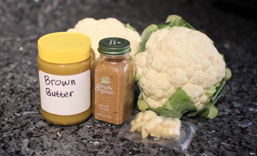 Cauliflower Butter Nutmeg Garlic