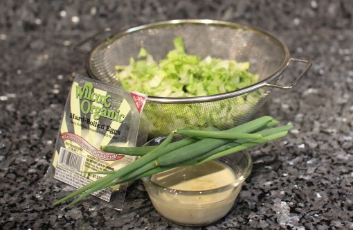 Lettuce Egg Green Onion Tonnato Sauce