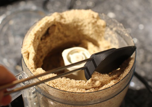 Almond stuck to the side