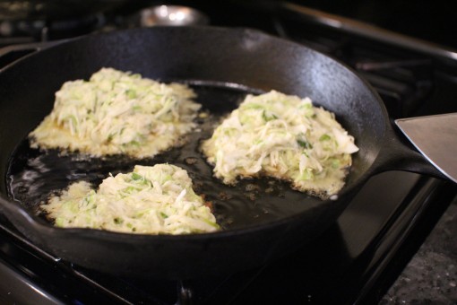 Batter on pan