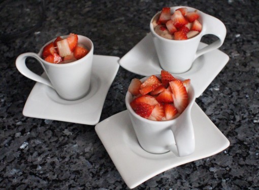 Chocolate Dessert with Strawberries