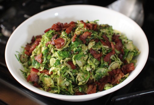 Brussel Sprouts Served