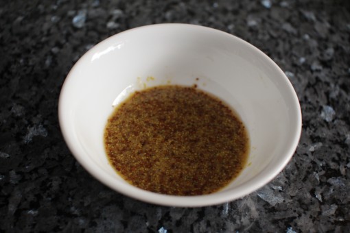 Mustard and Maple Syrup