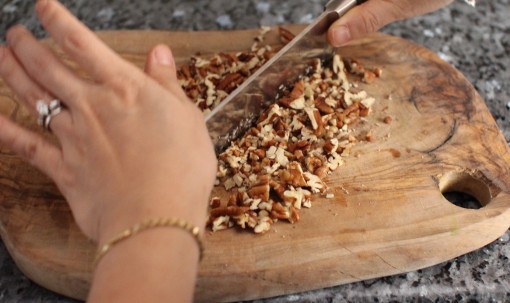 Chopping Pecan