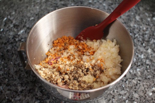 All Ingredients in A Bowl