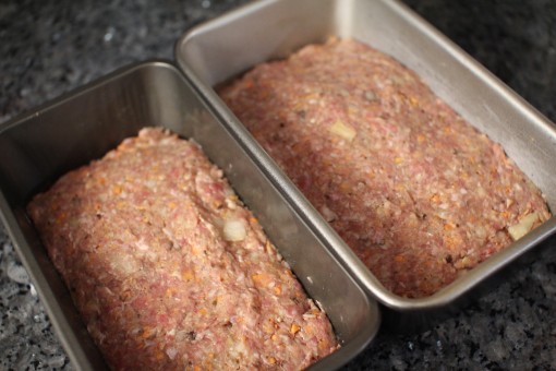 Shiitake Meatloaf in Baking Pans