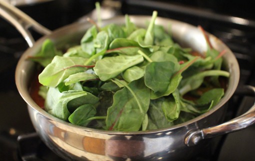 Putting Greens into Sauce