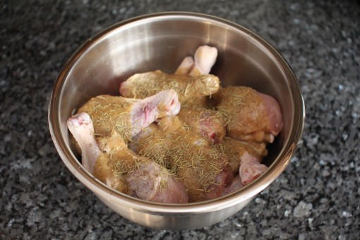 Rosemary on Chicken 