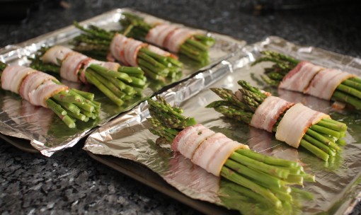 Asparagus Wrapped with Bacon