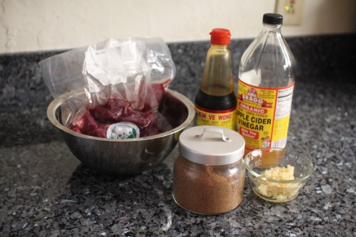 Beef Sugar Vinegar Soy Sauce Garlic