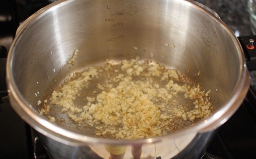 Browning garlic