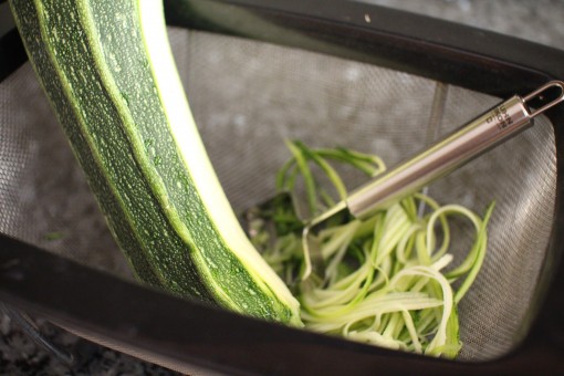 Slicing Zucchini