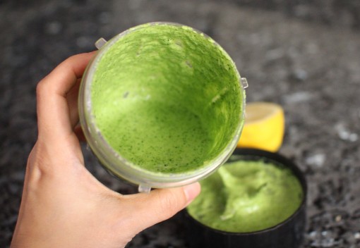 Cilantro Garlic Pesto is ready