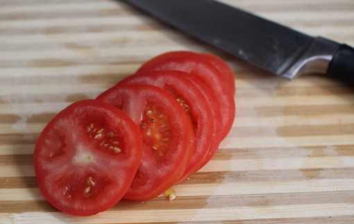 Sliced tomatoes