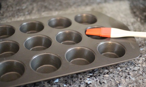 Greased Muffin Tins
