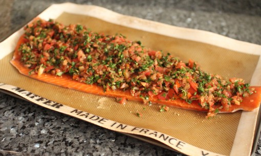 tomato basil salmon