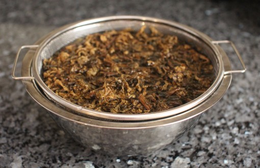 soaked dried pickled mustard