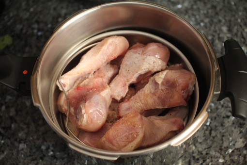 more chicken on top