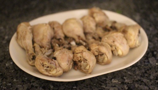 chicken on a plate