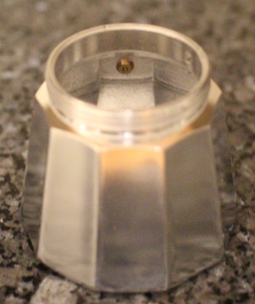Water below the safety valve level
